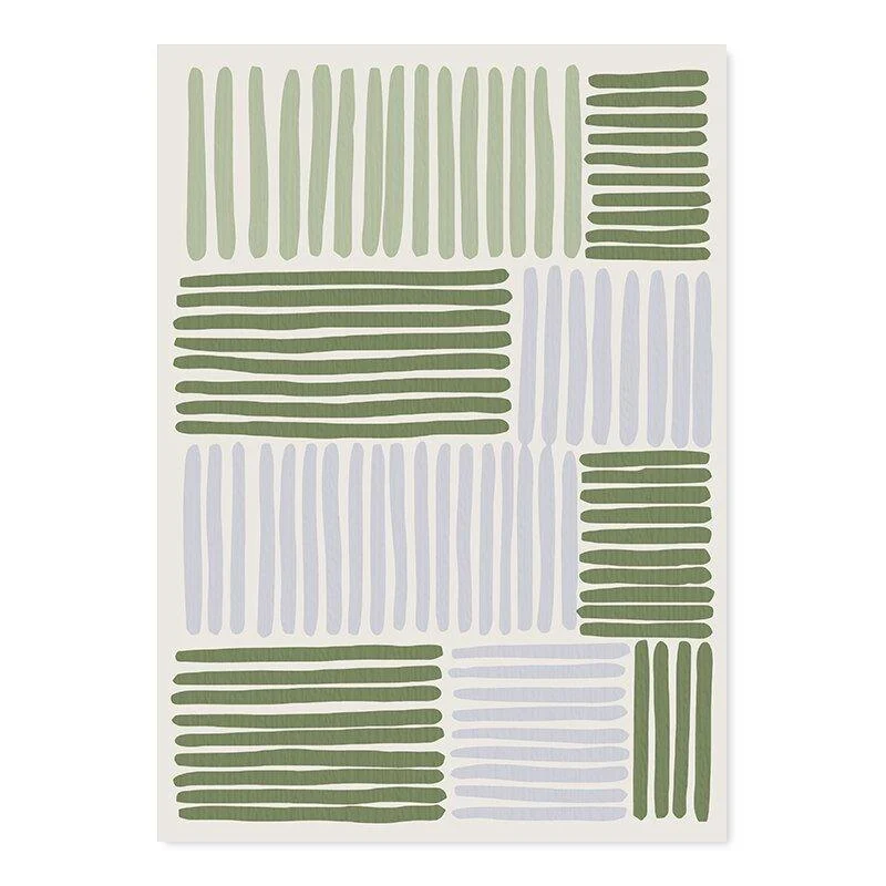 Abstract Black Line Canvas Art Poster -  - #tag1#