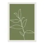 Abstract Black Line Canvas Art Poster tag1
