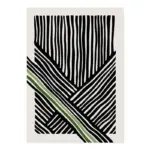 Abstract Black Line Canvas Art Poster tag1