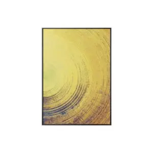 Abstract Blue And Yellow Circles Pattern Canvas Painting Modern Posters And Prints Wall Art Pictures For Living Room Home Decor