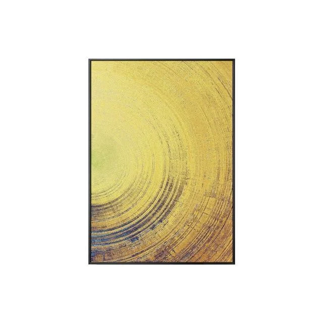 Abstract Blue And Yellow Circles Pattern Canvas Painting Modern Posters And Prints Wall Art Pictures For Living Room Home Decor -  - #tag1#