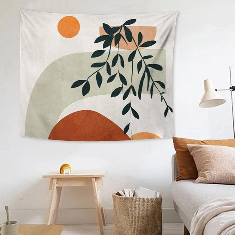 Abstract Bohemian Girl Graphic Tapestry -  - #tag1#