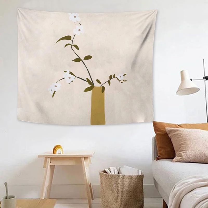 Abstract Bohemian Girl Graphic Tapestry -  - #tag1#