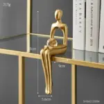 Abstract Bookshelf Decor Figurines tag1