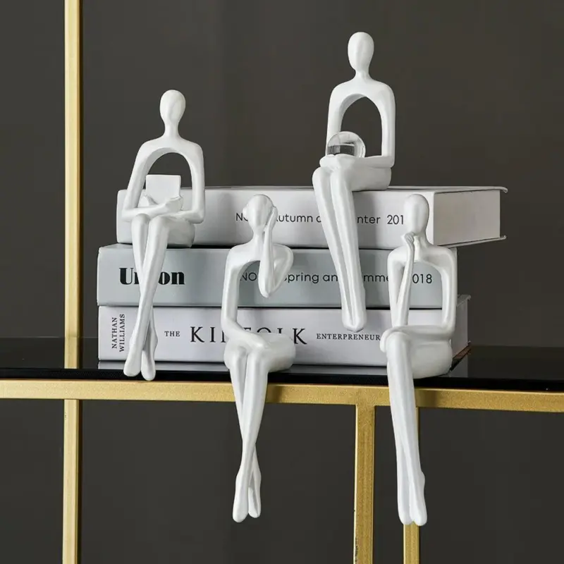 Abstract Bookshelf Decor Figurines tag1