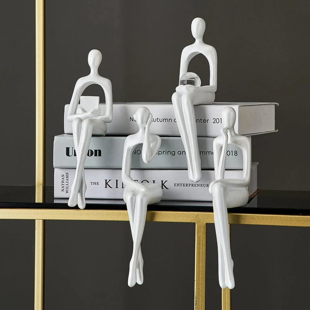 Abstract Bookshelf Decor Figurines - - #tag1#