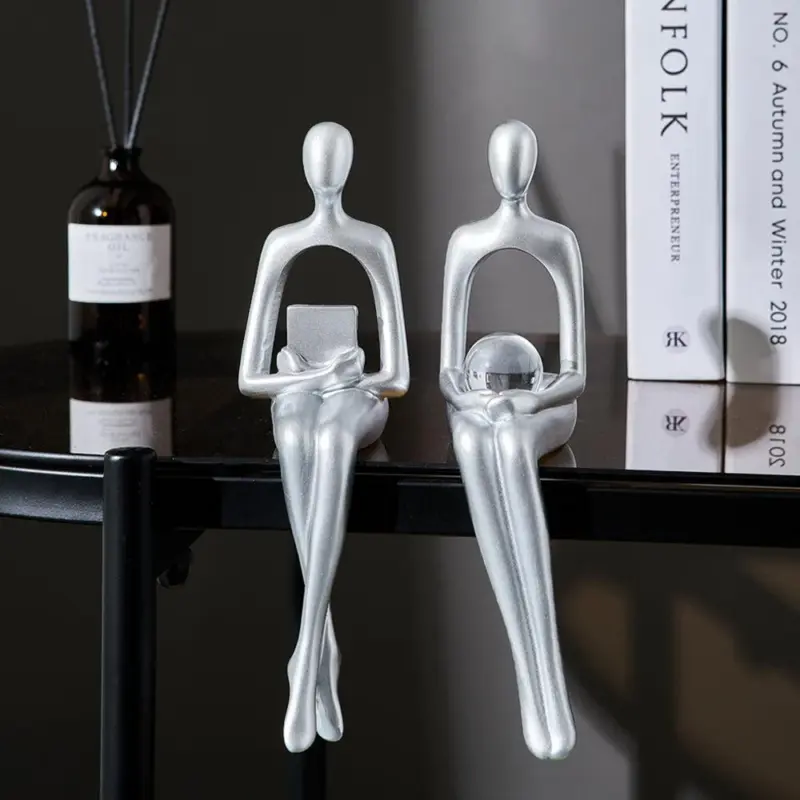 Abstract Bookshelf Decor Figurines tag1