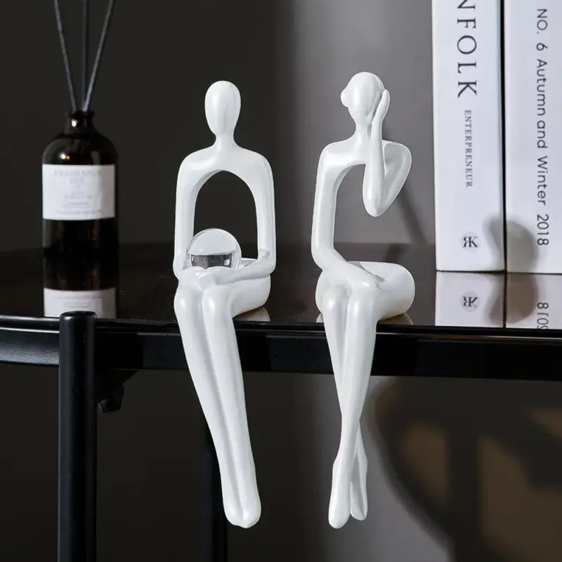 Abstract Bookshelf Decor Figurines tag1