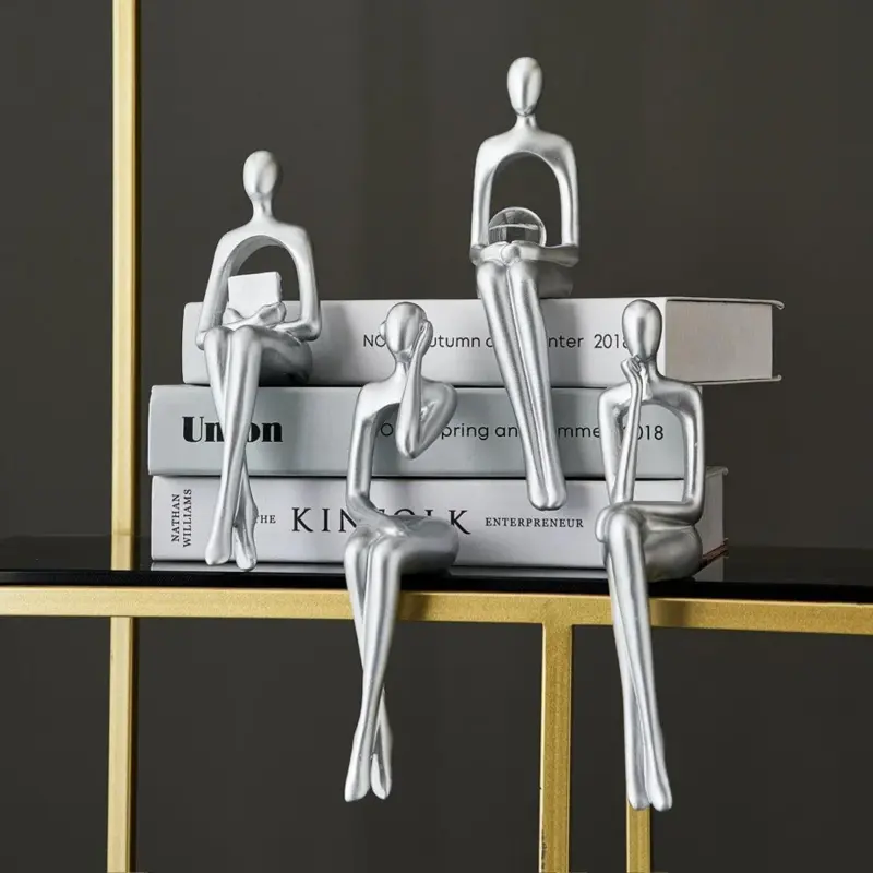 Abstract Bookshelf Decor Figurines tag1