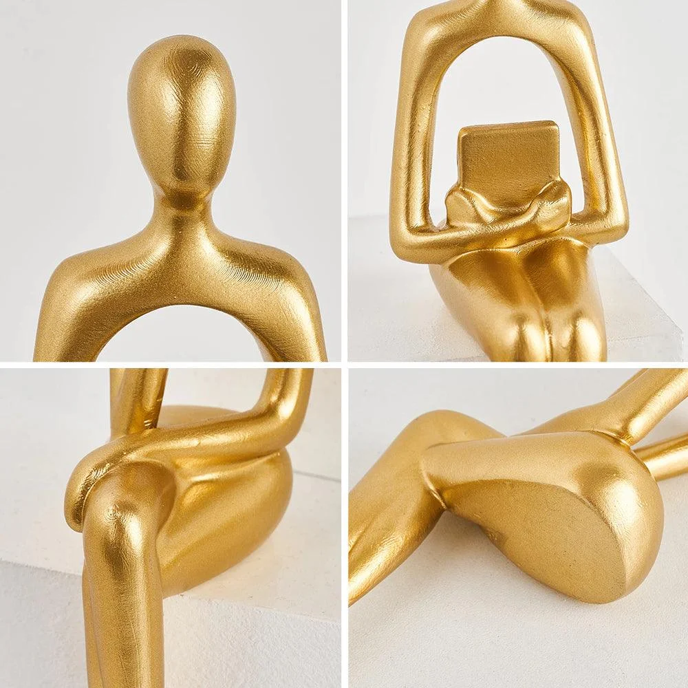 Abstract Bookshelf Decor Figurines -  - #tag1#