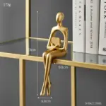 Abstract Bookshelf Decor Figurines tag1