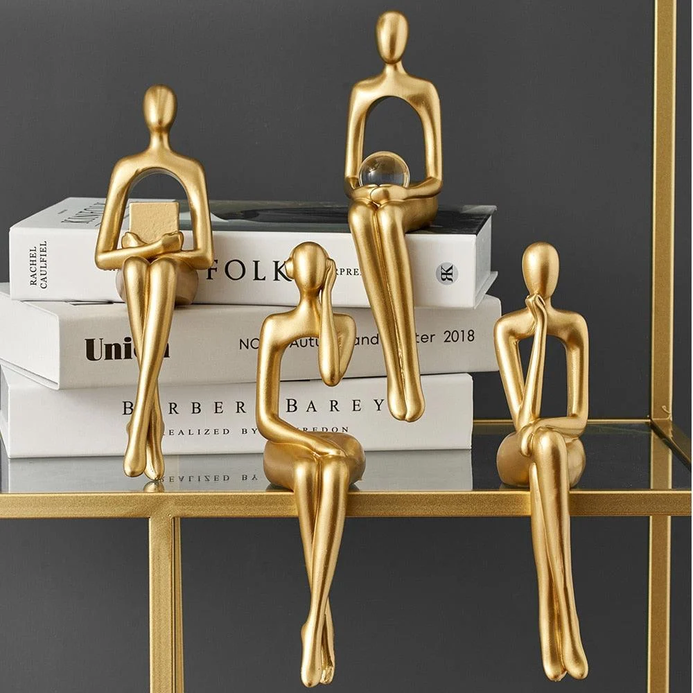 Abstract Bookshelf Decor Figurines -  - #tag1#