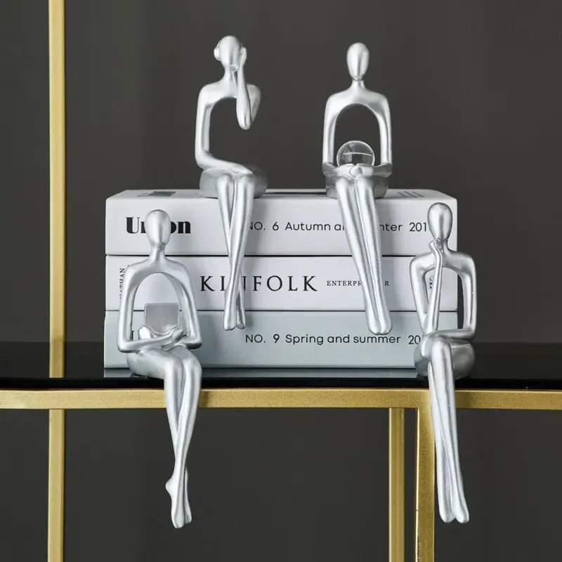 Abstract Bookshelf Decor Figurines tag1