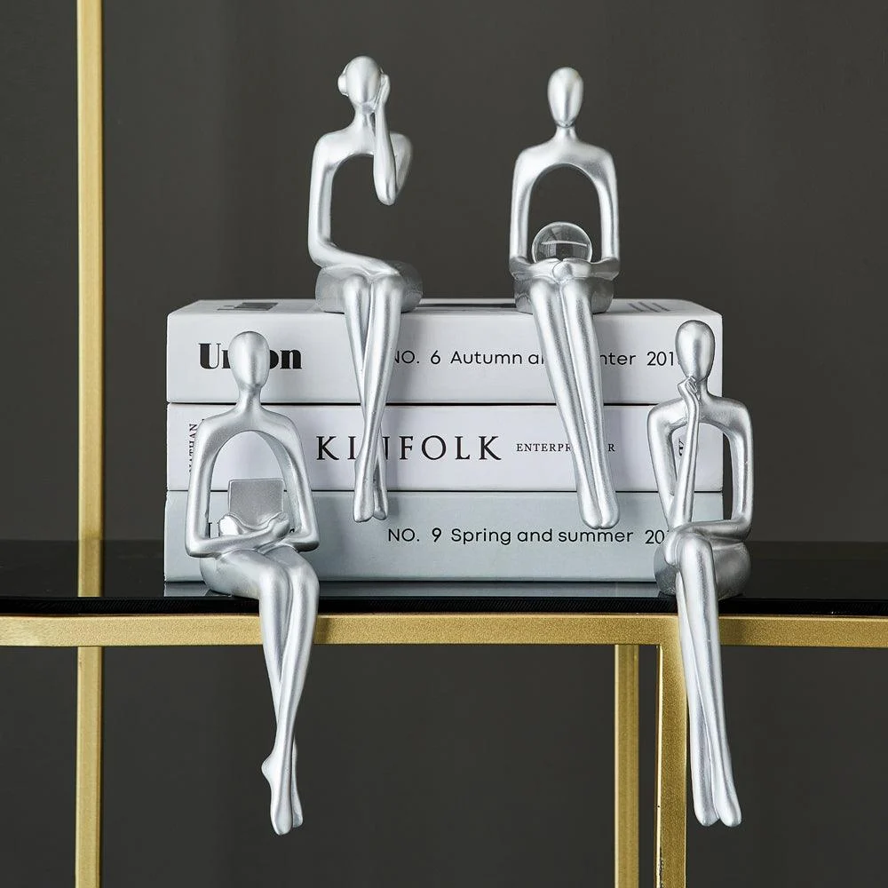 Abstract Bookshelf Decor Figurines -  - #tag1#