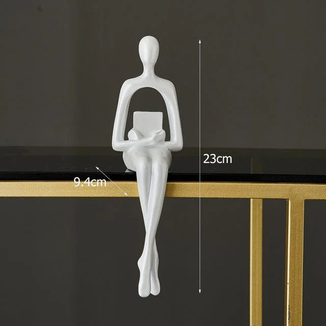 Abstract Bookshelf Decor Figurines -  - #tag1#