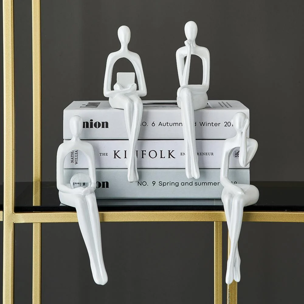 Abstract Bookshelf Decor Figurines -  - #tag1#