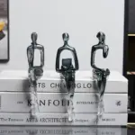 Abstract Bookshelf Display Sculpture tag1