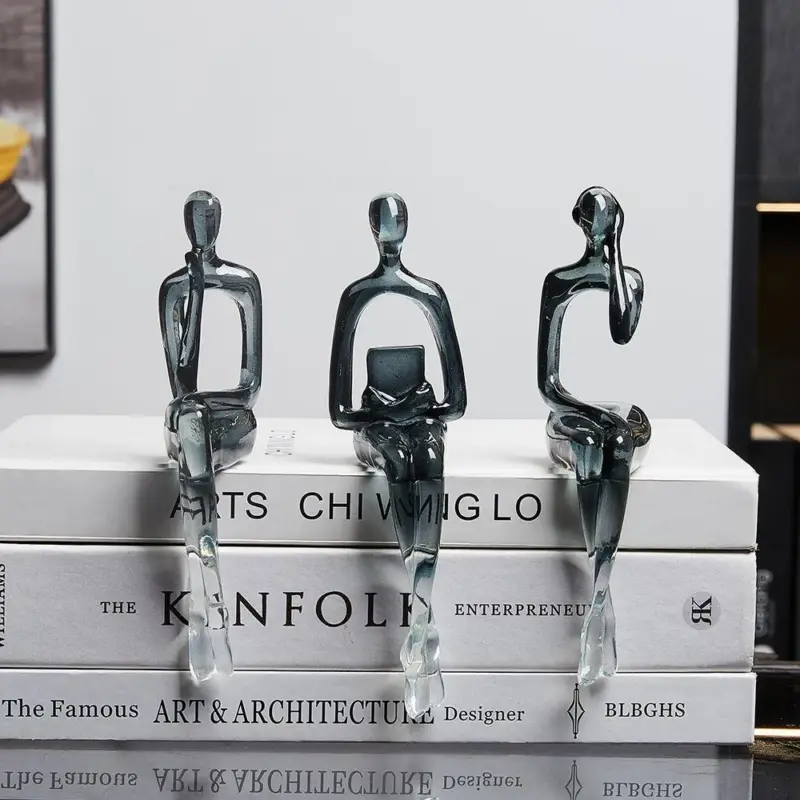 Abstract Bookshelf Display Sculpture tag1