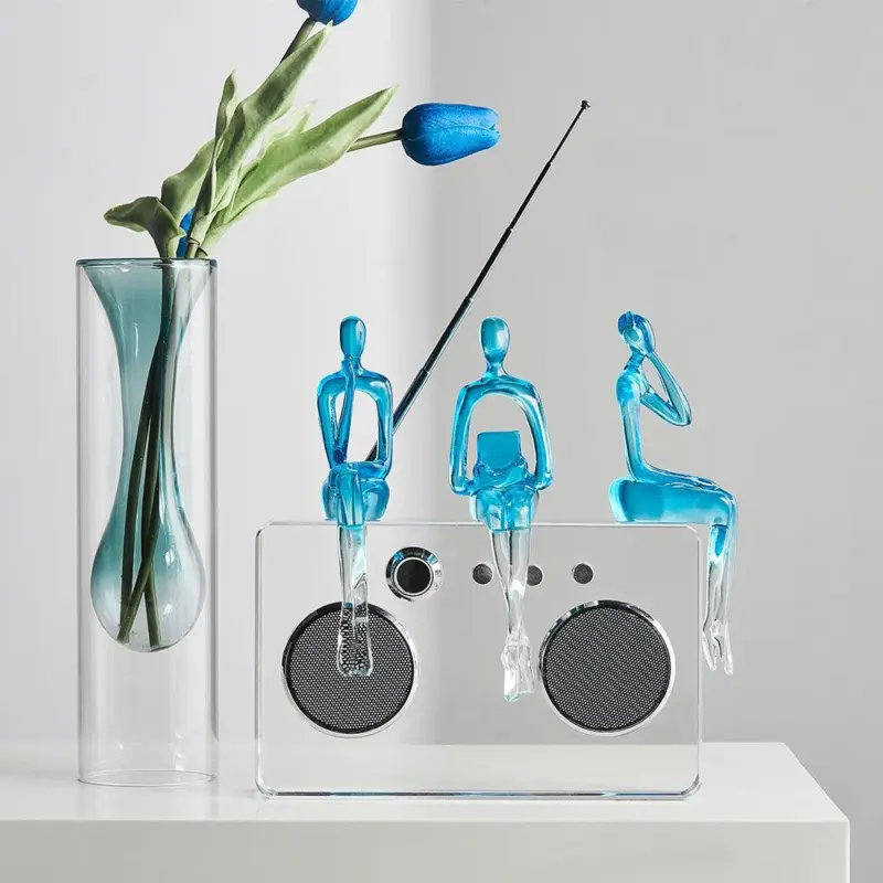Abstract Bookshelf Display Sculpture tag1