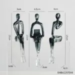 Abstract Bookshelf Display Sculpture tag1