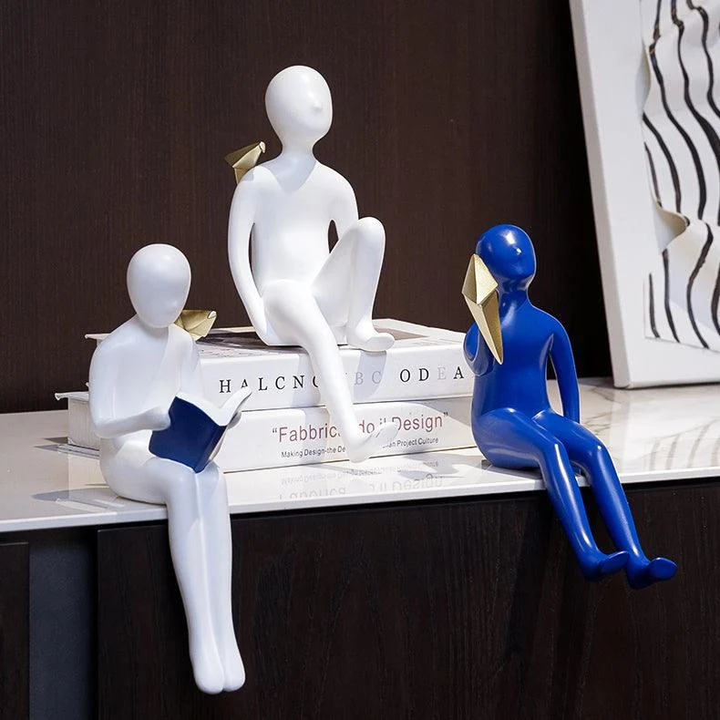 Abstract Bookshelf Statuette -  - #tag1#