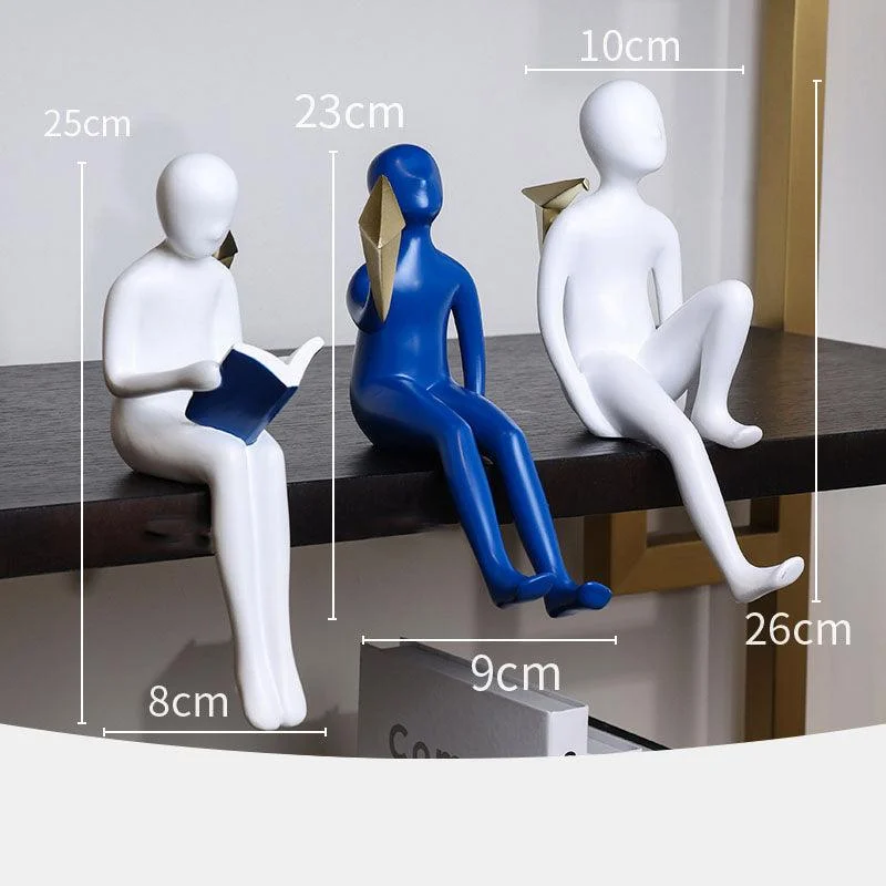Abstract Bookshelf Statuette -  - #tag1#