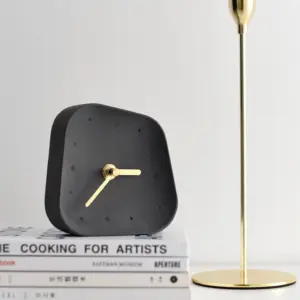 Abstract Cement Clock - 