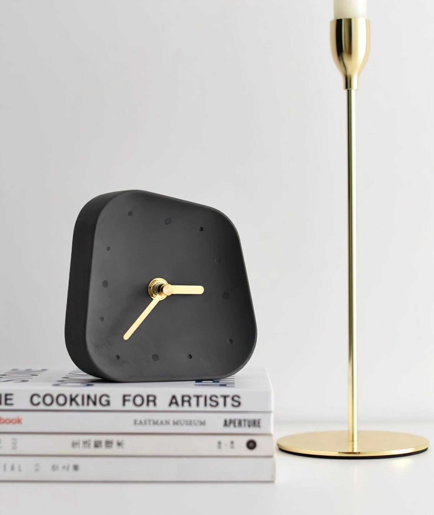 Abstract Cement Clock -