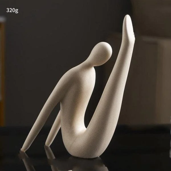 Abstract Ceramic Character Figurines -