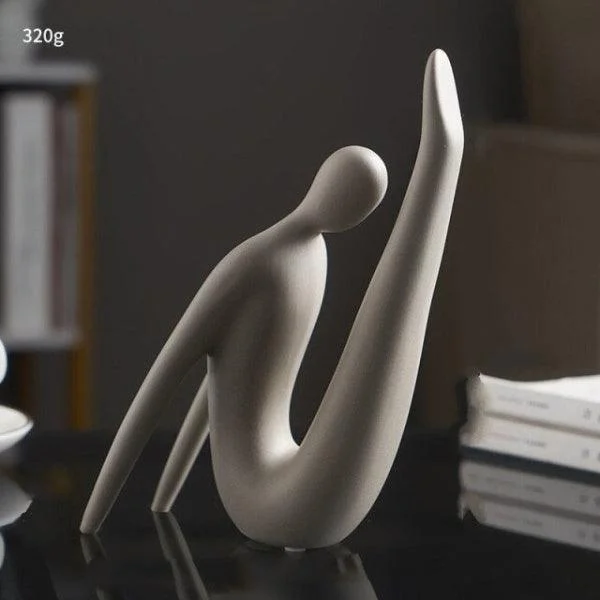 Abstract Ceramic Character Figurines -