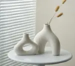 Abstract_Ceramic_Hollow_Ring_Vase_For_Pampas_-_-4118071 Abstract Ceramic Hollow Ring Vase For Pampas