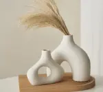 Abstract_Ceramic_Hollow_Ring_Vase_For_Pampas_-_-4118074 Abstract Ceramic Hollow Ring Vase For Pampas