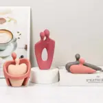 Abstract Ceramic Love Sculpture tag1