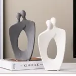 Abstract Ceramic Love Sculpture tag1