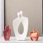 Abstract Ceramic Love Sculpture tag1
