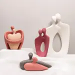 Abstract Ceramic Love Sculpture tag1