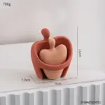 Abstract Ceramic Love Sculpture tag1