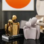 Abstract Ceramic Lover Statues tag1