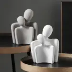 Abstract Ceramic Lover Statues tag1