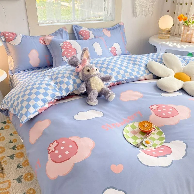 Abstract Chequerboard Single Bedding Set -  - #tag1#