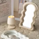 Abstract Cloud Shape Makeup Mirror tag1