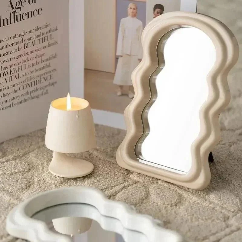 Abstract Cloud Shape Makeup Mirror -  - #tag1#