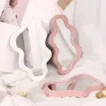 Abstract Cloud Shape Makeup Mirror tag1
