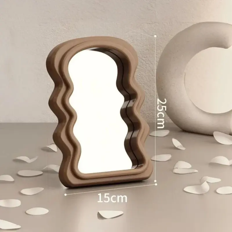 Abstract Cloud Shape Makeup Mirror tag1