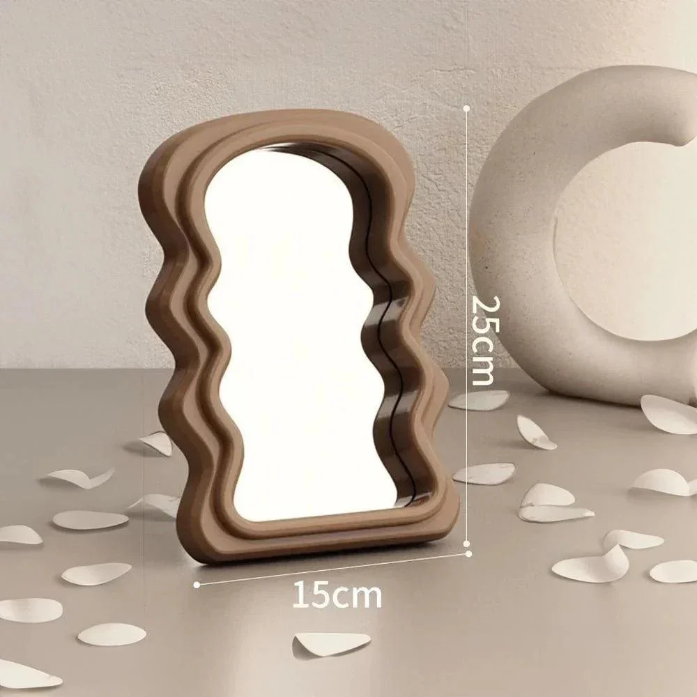 Abstract Cloud Shape Makeup Mirror -  - #tag1#