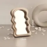 Abstract Cloud Shape Makeup Mirror tag1