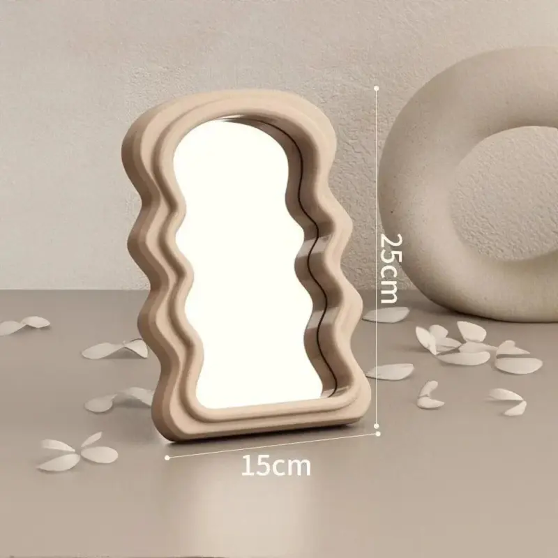 Abstract Cloud Shape Makeup Mirror tag1