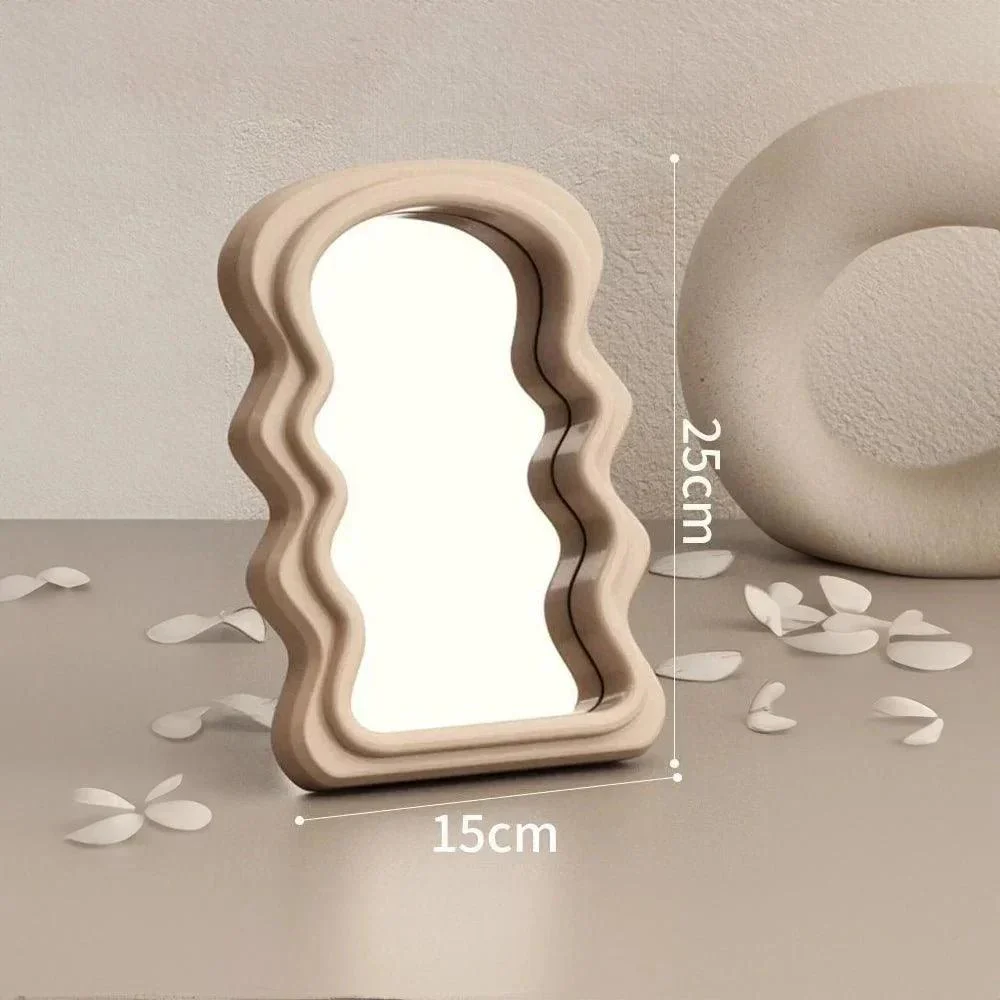 Abstract Cloud Shape Makeup Mirror -  - #tag1#