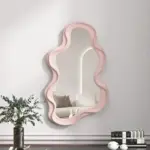 Abstract Cloud Shape Makeup Mirror tag1