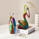 Abstract Colorful Woman Statue tag1